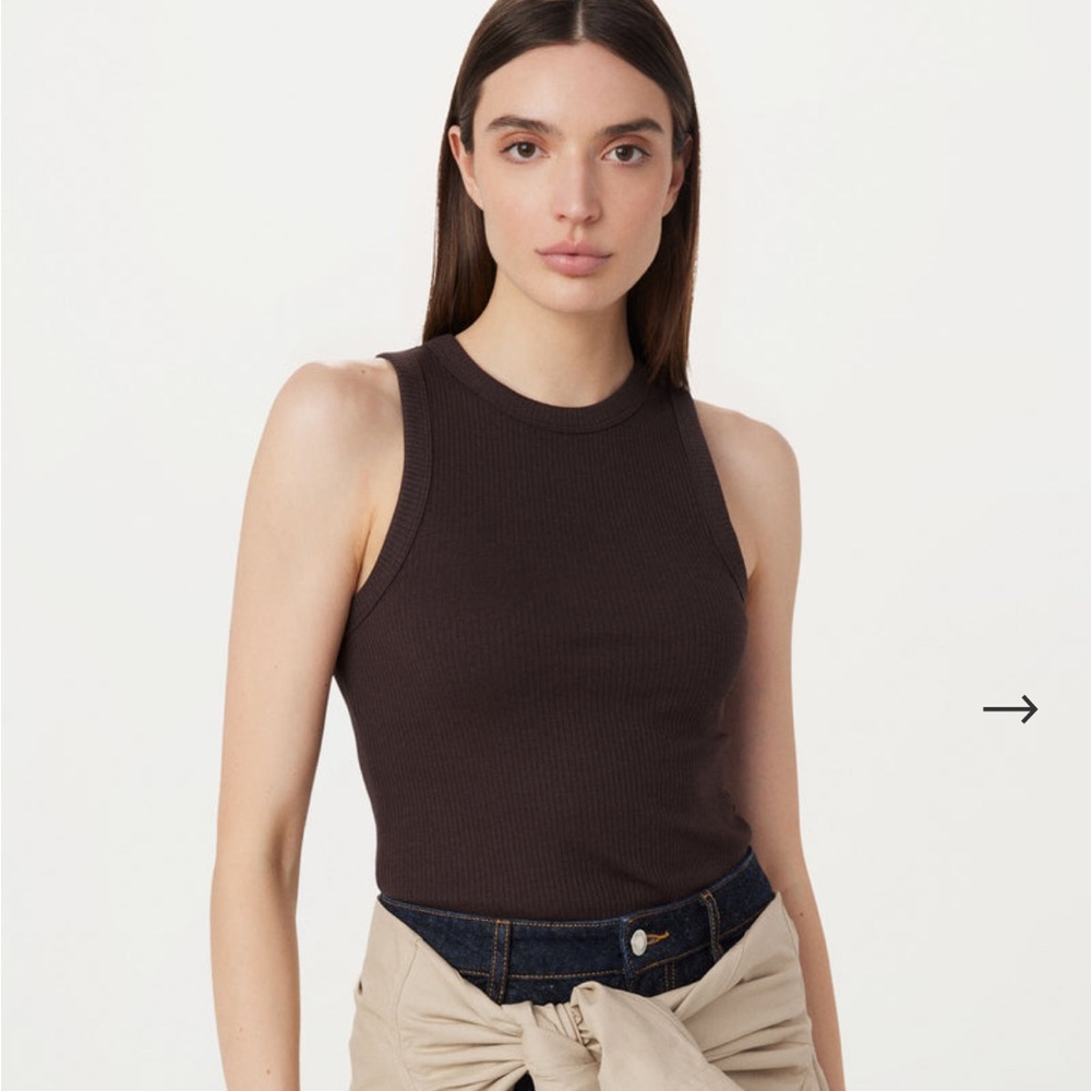 Frank and Oak racer back tank top